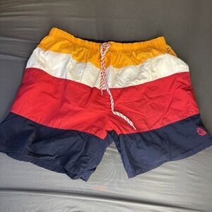 Men's Large Nautica Men's Swim Trunks Striped